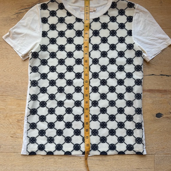 🔥TORY BURCH 🔥 LOGO lace front Tte sz XS price firm! - Picture 4 of 7